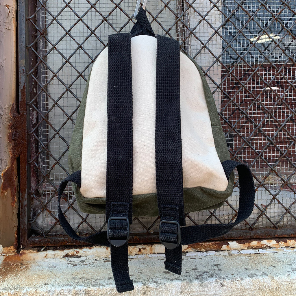 Canvas Mini Backpack-Waxed
