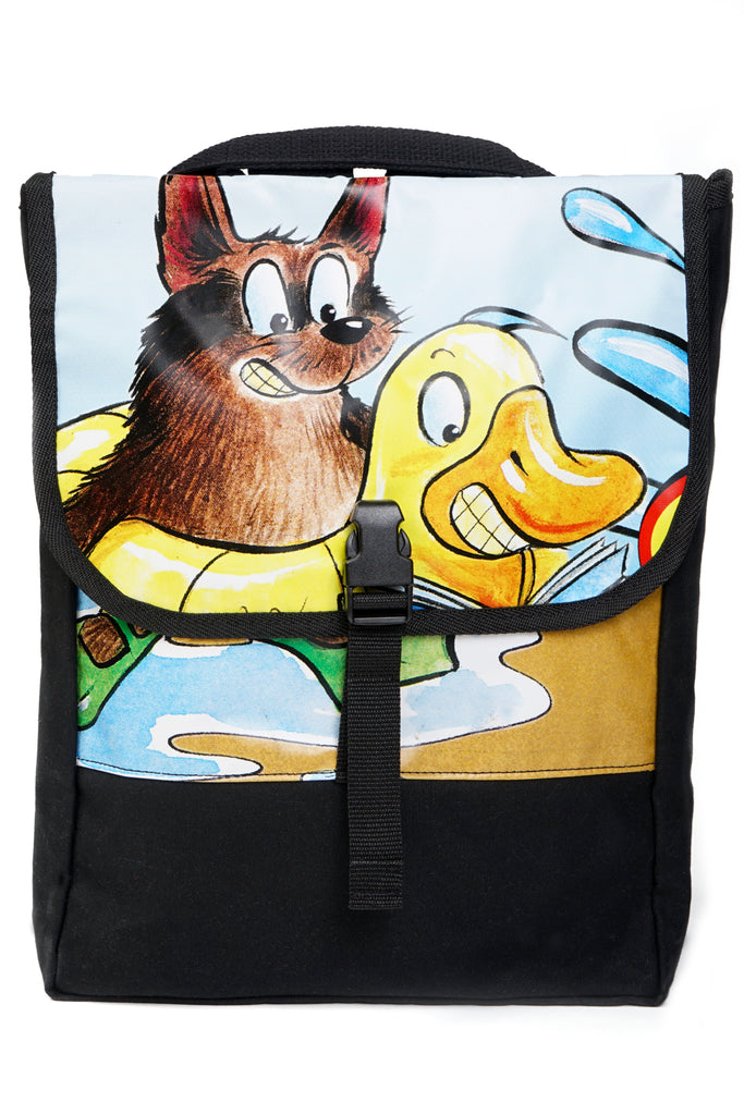 go to the library backpack mini Library Banner Scout Pack